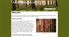 Desktop Screenshot of ancient-wisdom.info