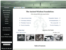 Tablet Screenshot of ancient-wisdom.com